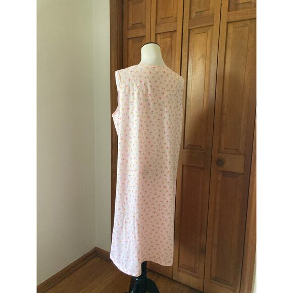 Secret Treasures Pink Floral Nightgown, Size XL - Picture 3 of 6